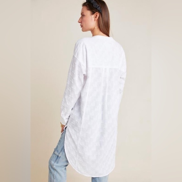 Anthropologie Maeve Roberta Textured Henley Tunic - Picture 6 of 13